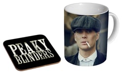 Peaky Blinders Tom Shelby Hat Ceramic Coffee Mug + Coaster Gift Set …