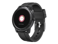 Hama Fit Watch 6900 - Svart - smart klocka med band - silikon - svart - display 1.3 - Bluetooth - 45 g