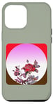 Coque pour iPhone 12 Pro Max Rose Magenta Rouge Violet Floral Fleurs Bouton de Rose Pleine Couleur