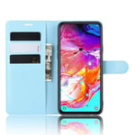 MIFanX HTC Desire 20 Pro Case,PU Leather Flip Folio Wallet Cover With [Card Slots] for HTC Desire 20 Pro(Blue)