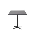 Cane-Line - Cafebordsunderrede - Drop - Lava Grey/bordsskiva 72X72 cm - Drop, Go - Dark Grey - Småbord & Sidobord utomhus - Grå