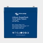 Victron Fritidsbatteri / förbrukningsbatteri Lithium SuperPack, 12.8 V, 60 Ah, 768 Wh