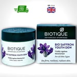 Bio Saffron Youth Dew Anti-Ageing Cream Biotique 50g - Skin Rejuvenation