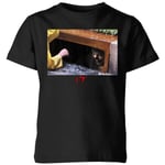 IT Chapter 1 (2017) Pennywise Kids' T-Shirt - Black - 9-10 Years - Black