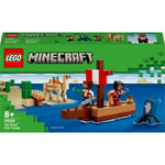 Lego Minecraft Le Voyage Du Bateau Pirate 21259 Lego - La Boite