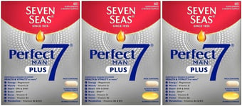 180 x Seven Seas Perfect7 Man Plus Multivitamin Duo Tablets and Omega-3 Capsules