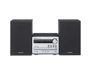 Panasonic SC-PM250EB-S Micro Hi-Fi Bluetooth Speaker System with FM Tuner - Silver