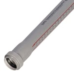 Avloppssystem (rör - dränering - koppling) Magnaplast - 10160 - Inre avloppsrör med 40 mm muff 2 m ()