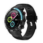 ZZJ Smart Watch, Android Phone 1GB 16GB Ip68 Waterproof Bluetooth Wifi Smartwatch Heart Rate Exercise Health Monitoring MP3 MP4 Player,Blue