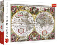 Pussel - Historisk världskarta 1630, 2000 bitar