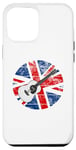 iPhone 14 Pro Max Acoustic Guitar UK Flag Guitarist Britain British Musician Case