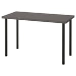 IKEA - LAGKAPTEN / ADILS Työpöytä, Tummanharmaa/musta, 120x60 cm