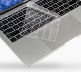 Se7enline 2022 MacBook Pro 13 inch Keyboard Cover A2289/A2338 M1 M2/A2251 & MacBook Pro 16 inch Keyboard Skin A2141 Ultra Thin TPU Protector for MacBook Pro with Touch Bar Touch ID, Transparent/Clear