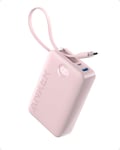 Anker Power Bank, 22.5W High-Speed Charging Portable Charger with Pink