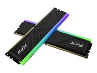 Xpg Spectrix D35g - Ddr4 - Sats - 16 Gb + 2 X 8 Gb - Dimm 288-Pin Låg - 1600 Mhz / Pc4-25600 - Cl16 - 1.35 V - Ej Buffrad - Svart