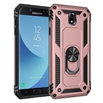 Custodia® Firmness Smartphone Case with Ring for Samsung Galaxy J7 2017/Samsung Galaxy J7 Pro(Rose Gold)