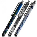 Seluxion - Pack of 3 Universal Stylus HF08, HF09, HF18 for Touchscreen Tablet Acer Iconia One 8 B1-850-K887 8 Inches