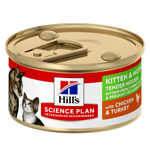 Hill's Science Plan Kitten & Mother Tender Mousse Chicken & Turkey 24x85 g