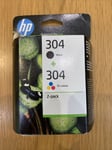 HP Combo 304 Ink Cartridges Multipack - Black/Tri-Colour (3JB05AE) July 2025