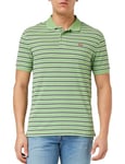 Levi's Men's Housemark Polo T-Shirt, Hopscotch Stripe Aspen Green, S