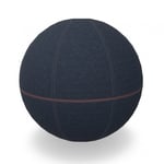 Ergonomisk balansboll Office Ballz - Götessons, Storlek Ø - 55 cm, Tygfärg och Blixtlåsfärg Slope 256 Ocean 22 - Dimrosa