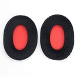 Oreillettes casque mousse coussin remplacement pour Kingston HSCD KHX-HSCP Hyperx Cloud ii 2 stinger core doux 10000 éponge couverture - Type red flannel