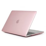 MacBook Air 13 (2020/2019/2018) - Hard cover Front + Back transparent - Pink