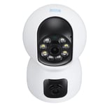 Dual Lens Security Camera 1080P WiFi Camera Indoor Camera For Baby Pet