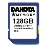 128GB Memory Card for Canon PowerShot G5 X