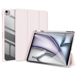 DUX DUCIS iPad Air 13" 2024 / Pro 12.9" 2018/2020/2021/2022 Tri-fold fodral - ljusrosa