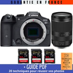 Canon EOS R7 + RF 24-240mm F4-6.3 IS USM + 3 SanDisk 64GB Extreme PRO UHS-II SDXC 300 MB/s + Guide PDF ""20 techniques pour r?ussir vos photos