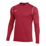 NIKE Men's M Nk Df Park20 Crew Top R Long Sleeve, University red/White/White, XXL