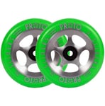 Proto Sliders Starbright Sparkesykkel Hjul 2-Pakning (Green On Raw)