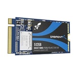 SABRENT 2242 M.2 NVMe SSD 512Go, SSD Interne 1700 Mo/s en Lecture, 42 mm PCIe 3.0 X4, Disque SSD Interne, Haute Performance Compatible avec Tous Les PC, NUC et Ordinateurs Portables (SB-1342-512)