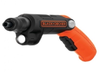 Black & Decker BDCSFL20C-QW, Eldriven skruvdragare, Pistol handtag/rakt handtag, Svart, Orange, Batteri, 3,6 V