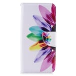 Thoankj Nokia 1.4 Case Shockproof Slim PU Leather Flip Pouch Wallet Phone Silicone Cover with Magnetic Stand Card Holder Slot Protective Smartphone Cases for Nokia 1.4 Phone Case Floral