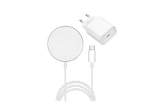 Pack Chargeur induction Magsafe + Chargeur USB-C 20w