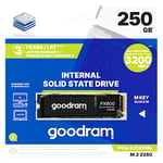 Goodram SSDPR-PX600-250-80 Disque SSD M.2 250 Go PCI Express 4.0 3D NAND NVMe