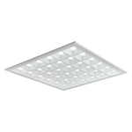 LEDlife 60x60 LED-panel, Grid - 36W, UGR16, RA90, Philips-driver, flimmerfri, 110lm/w, vit kant - Dimbar : Vid tillköp, Kulör : Varm