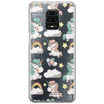 ERT GROUP mobile phone case for Xiaomi REDMI NOTE 9 PRO/ 9S original and officially Licensed Babaco pattern Unicorn 001 optimally adapted to the shape of the mobile phone, partially transparent