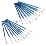 10 st Nylon Hårkonstnär Pensel Akryl Akvarell Rund Fin Hand Point Tips