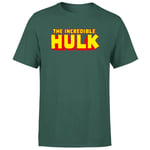 Avengers Hulk Comics Logo Men's T-Shirt - Green - S - Green
