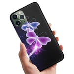 iPhone 11 - Skal/Mobilskal Lila Fjärilar