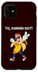 Coque pour iPhone 11 Palindrome Yo Banana Boy pour fruits et jeux de mots