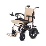 FTFTO Home Accessories Elderly Disabled Lightweight Folding Self Propel Wheelchair Aluminum Folding Electric Wheelchair Disabled Elderly Lightweight Scooter Load 100Kg Wheelchair