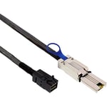 InLine 27636b de câble Mini SAS HD SFF 8643 sur SFF 8088 1 m
