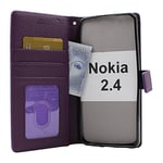 New Standcase Wallet Nokia 2.4 (Lila)