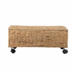 Bloomingville MINI - Nelas Basket w/Lid, Nature, Water Hyacinth (82064333)