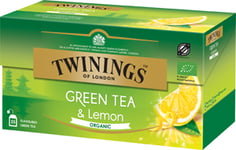 Twinings of London Te 25p Green Tea & Lemon Organic