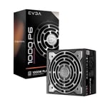 EVGA SuperNOVA 1000 P6, 80 Plus Platinum 1000W, Fully Modular, Eco Mode with FDB Fan, 10 Year Warranty, Includes Power ON Self Tester, Compact 140mm Size, Power Supply 220-P6-1000-X3 (UK)